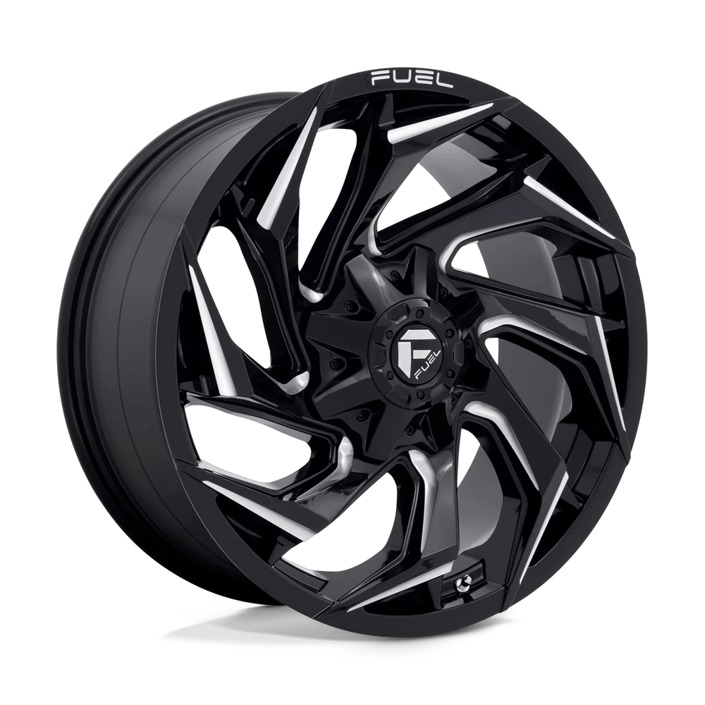 Fuel 1PC D753 REACTION 20x9 ET20 8x180 Gloss Black Milled