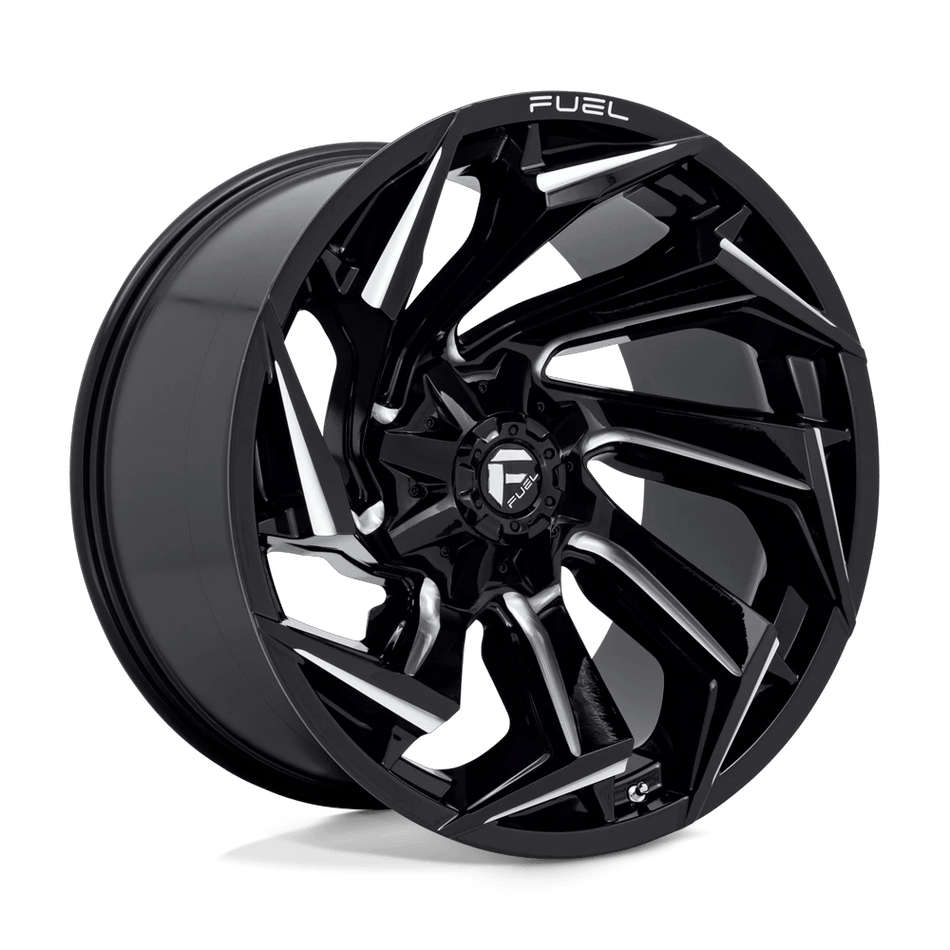 Fuel 1PC D753 REACTION 22x12 ET-44 8x170 Gloss Black Milled