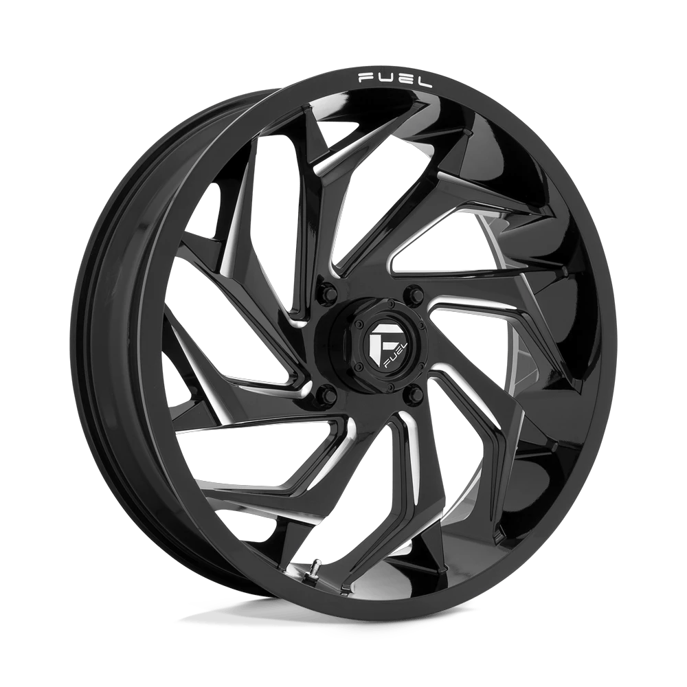 Fuel UTV D753 REACTION UTV 22x7 ET13 4x137 Gloss Black Milled