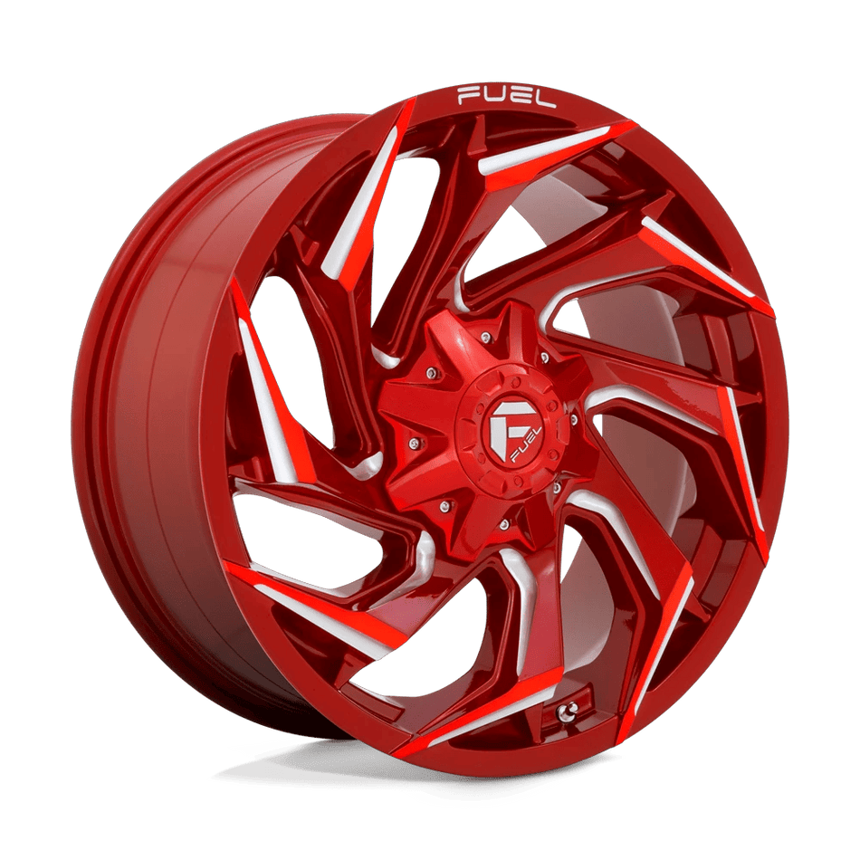Fuel 1PC D754 REACTION 20x9 ET20 8x180 Candy Red Milled