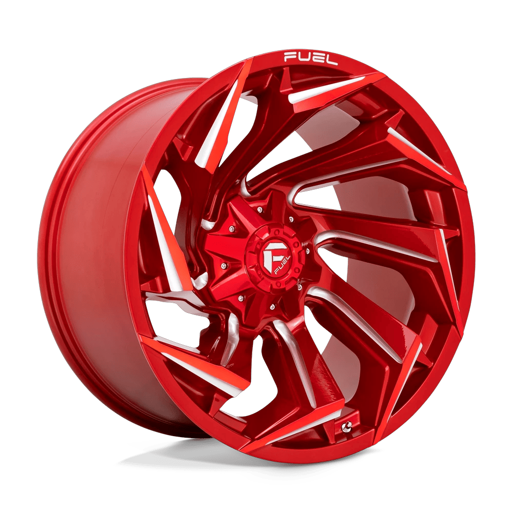 Fuel 1PC D754 REACTION 22x12 ET-44 8x180 Candy Red Milled