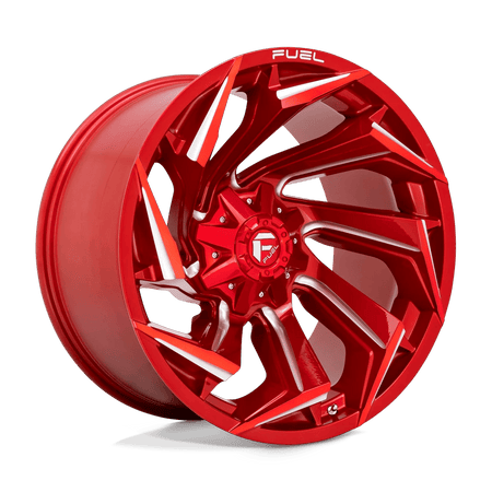 Fuel 1PC D754 REACTION 22x12 ET-44 8x180 Candy Red Milled