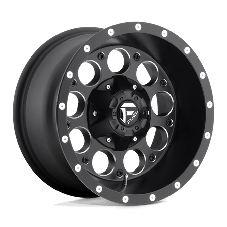 Fuel 1PC D525 REVOLVER 15x8 ET-18 6x139.7 Matte Black Milled
