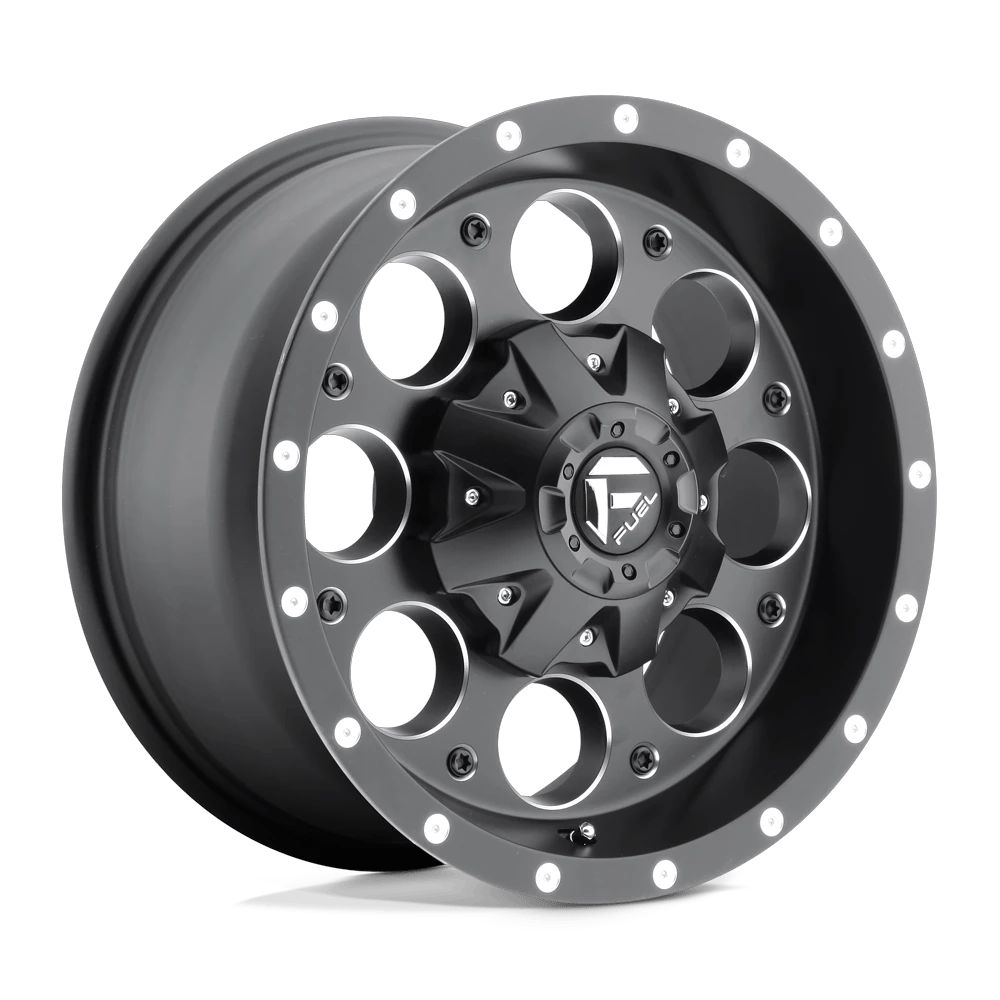 Fuel 1PC D525 REVOLVER 16x8 ET1 6x139.7 Matte Black Milled
