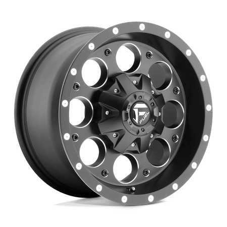 Fuel 1PC D525 REVOLVER 16x8 ET1 6x139.7 Matte Black Milled