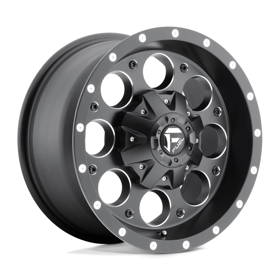 Fuel 1PC D525 REVOLVER 16x8 ET1 6x139.7 Matte Black Milled