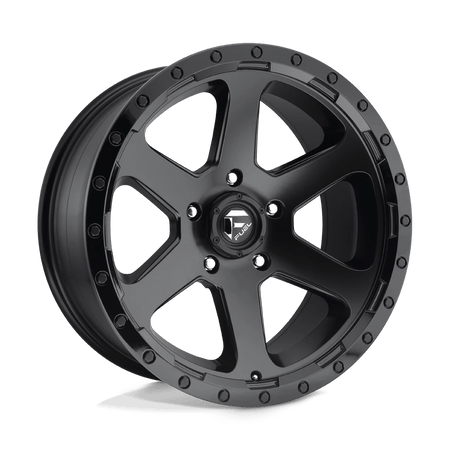 Fuel 1PC D589 RIPPER 18x9 ET20 5x150 Matte Black Gloss Black Lip