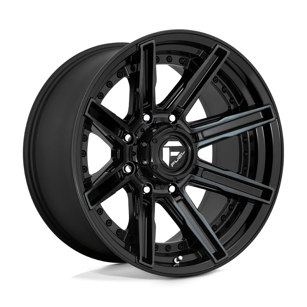 Fuel 1PC D708 ROGUE 20x10 ET-18 8x165.1 Gloss Machined Double Dark Tint