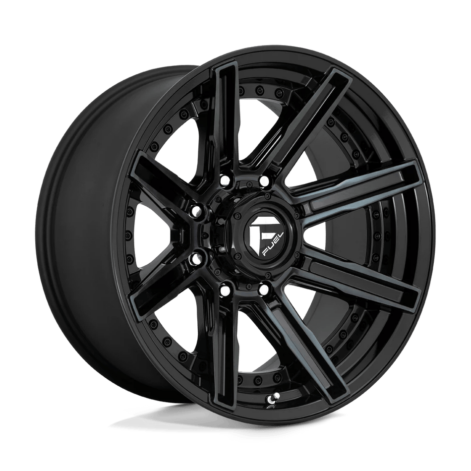 Fuel 1PC D708 ROGUE 20x10 ET-18 8x165.1 Gloss Machined Double Dark Tint