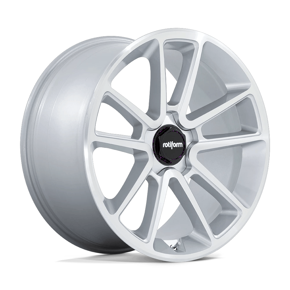 Rotiform R192 BTL 21x10.5 ET38 5x112 Gloss Silver w/ Machined Face