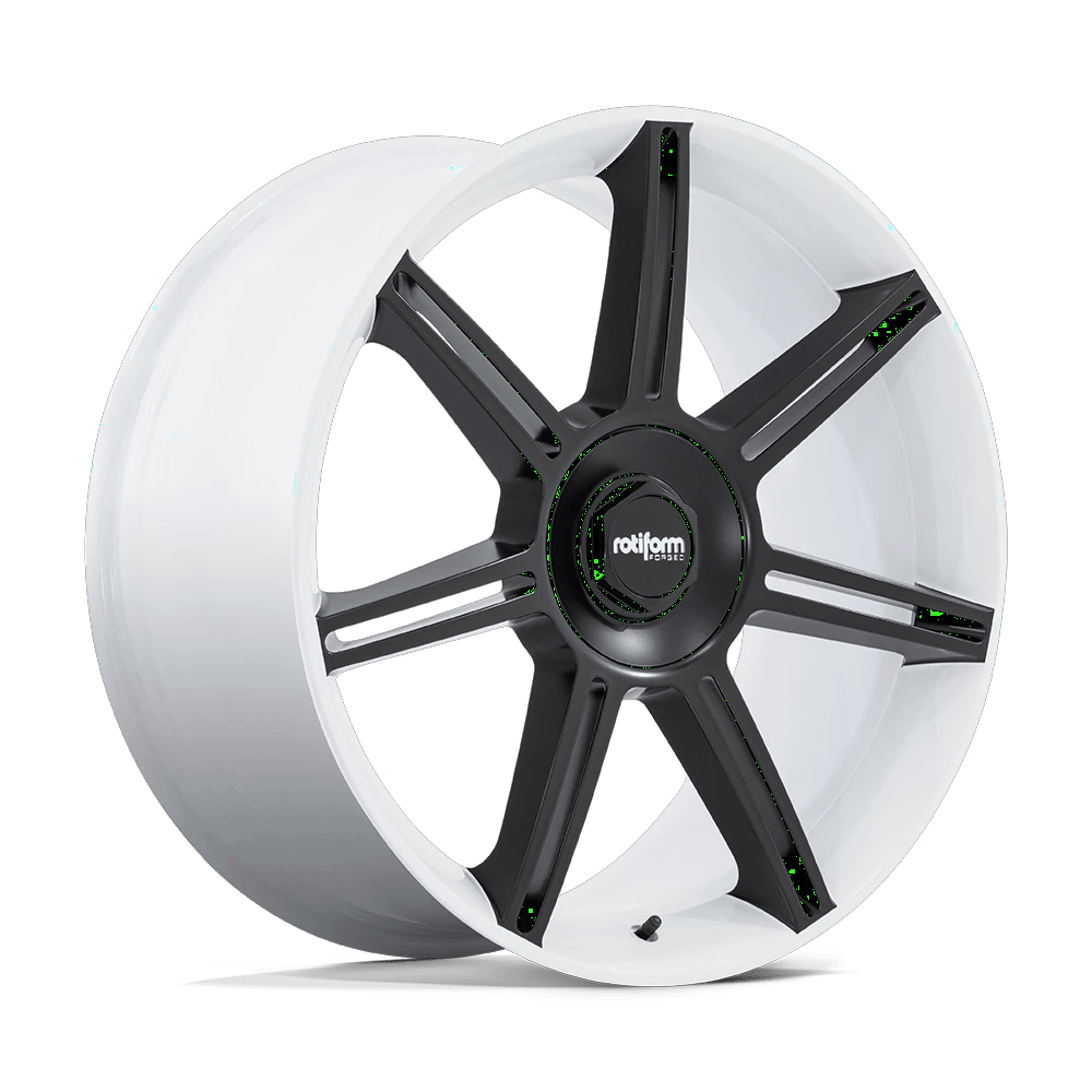 Rotiform FRA 22x12 ET60 5x130 Gloss White w/ Matte Black