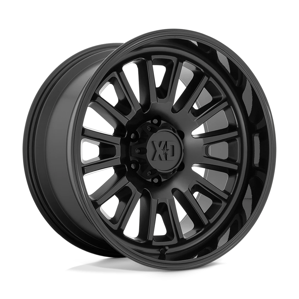 XD XD864 ROVER 20x9 ET18 6x139.7 Satin Black w/ Gloss Black Lip