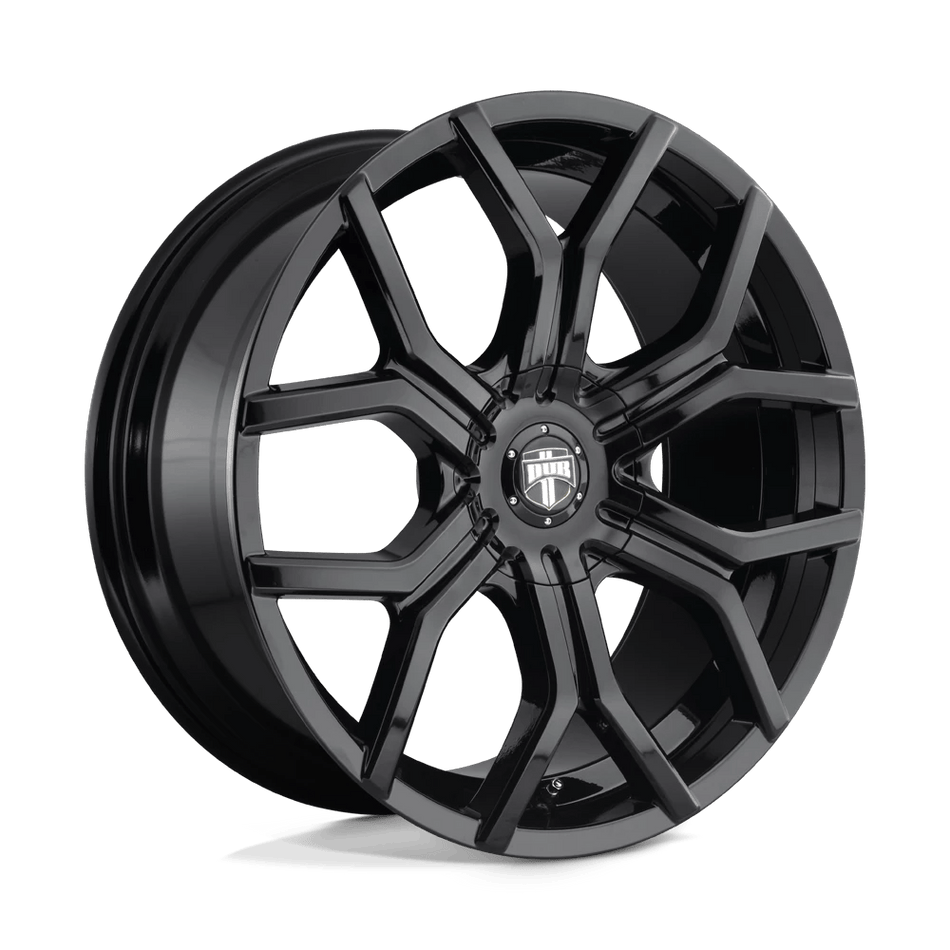 DUB 1PC S208 ROYALTY 22x9.5 ET30 6x135/5.5 Gloss Black