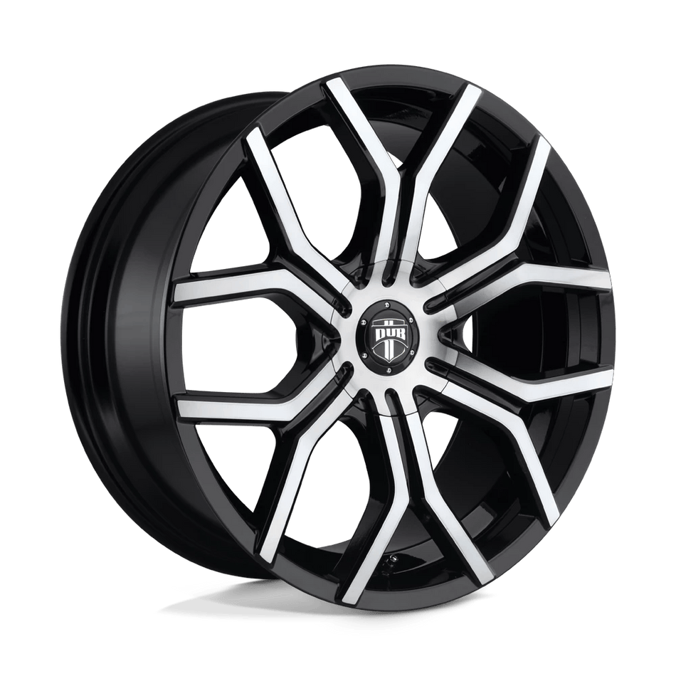 DUB 1PC S209 ROYALTY 22x9.5 ET30 6x135/5.5 Gloss Machined Double Dark Tint