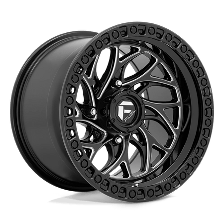 Fuel UTV D741 RUNNER UTV 15x10 ET0 4x137 Gloss Black Milled