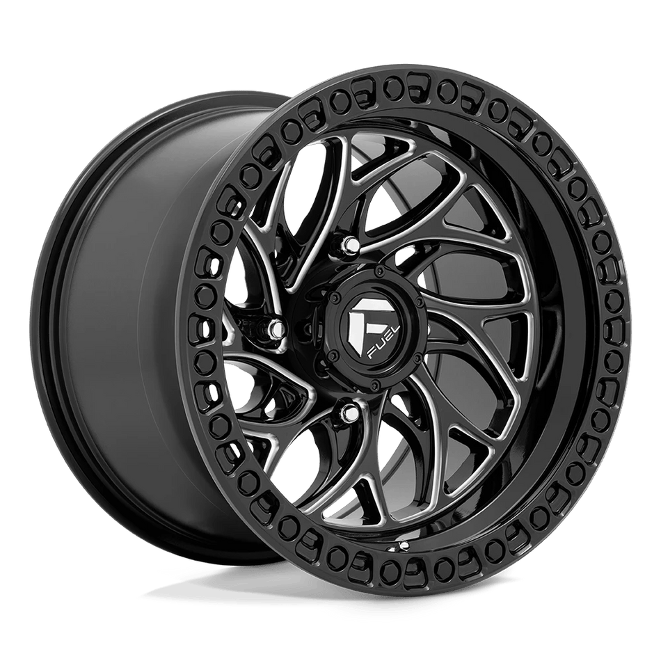 Fuel UTV D741 RUNNER UTV 15x10 ET0 4x137 Gloss Black Milled
