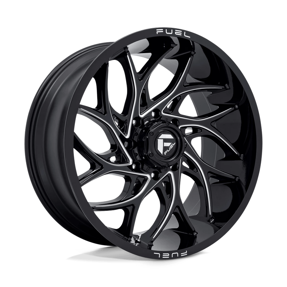 Fuel 1PC D741 RUNNER 24x11 ET0 8x165.1 Gloss Black Milled