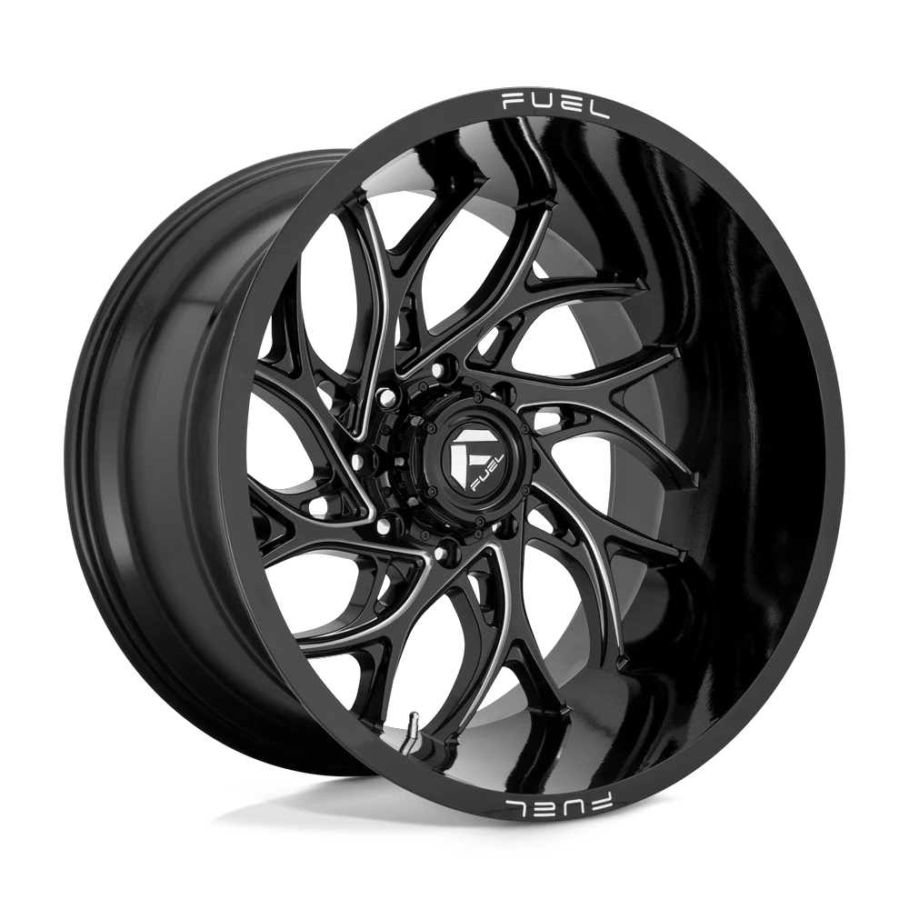 Fuel 1PC D741 RUNNER 24x14 ET-75 6x139.7 Gloss Black Milled