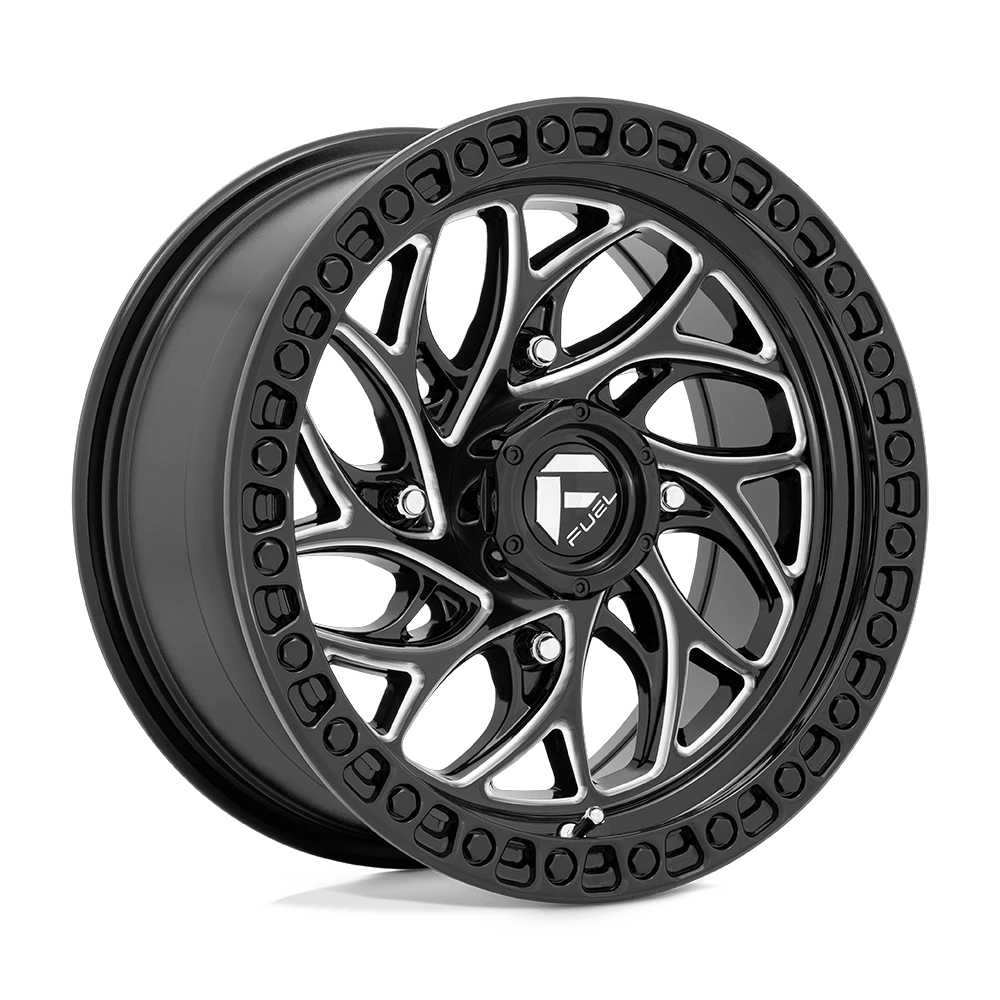 Fuel UTV D741 RUNNER UTV 22x7 ET0 4x156 Gloss Black Milled