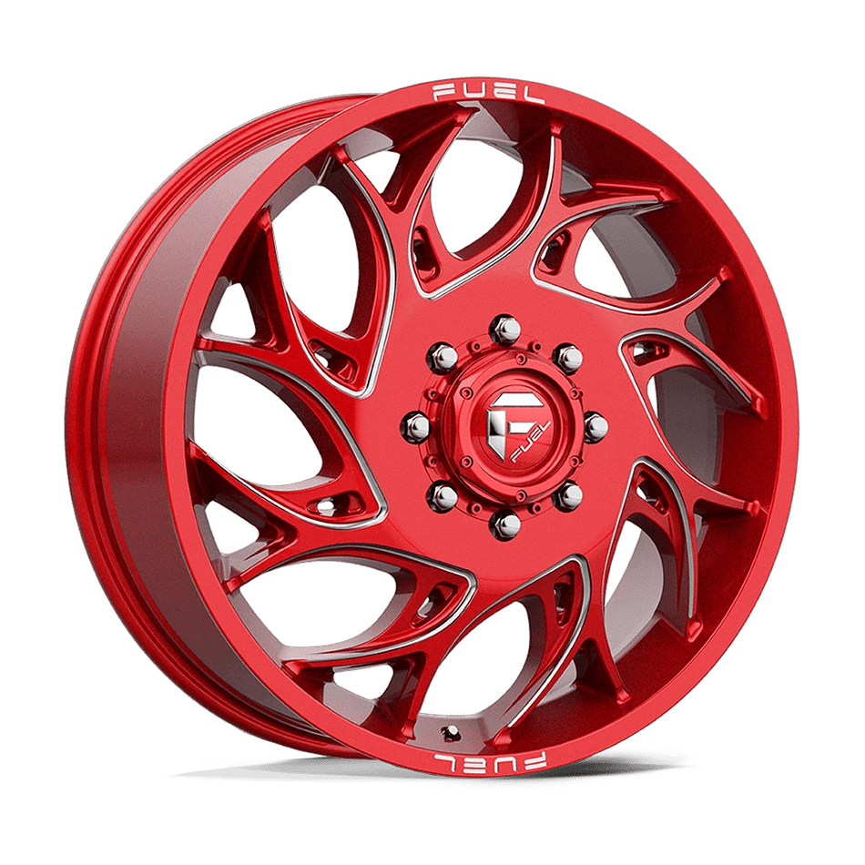 Fuel 1PC D742 RUNNER 22x8.25 ET105 8x210 Candy Red Milled