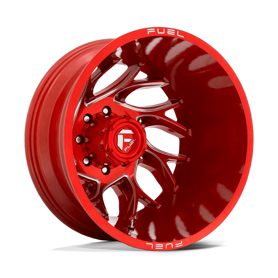 Fuel 1PC D742 RUNNER 22x8.25 ET-202 8x200 Candy Red Milled
