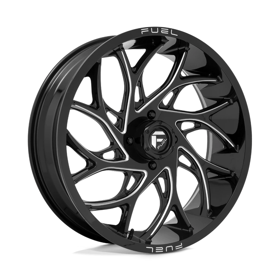 Fuel UTV D741 RUNNER UTV 22x7 ET13 4x156 Gloss Black Milled