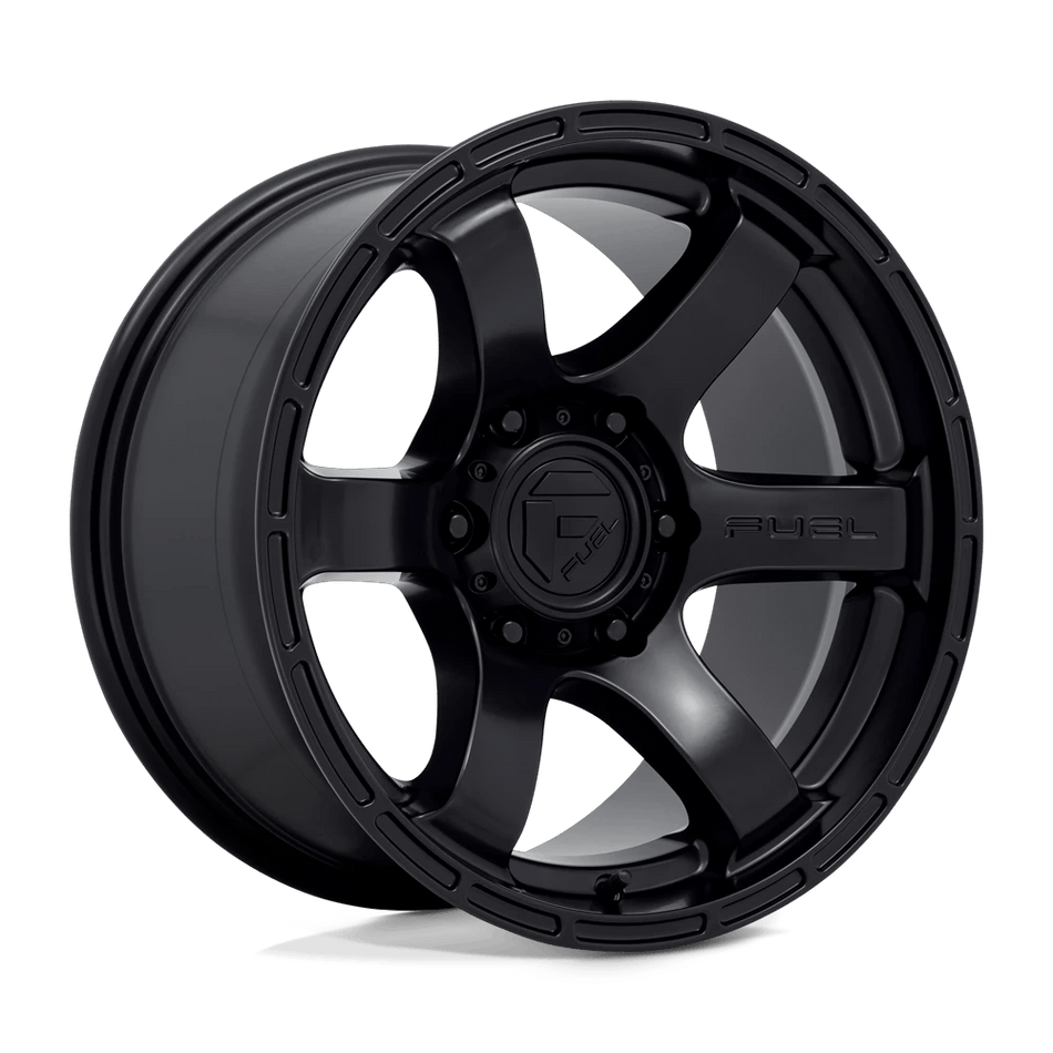Fuel 1PC D766 RUSH 18x9 ET1 6x120 Satin Black