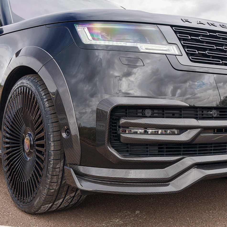 RANGE ROVER L460 2022+ CARBON FIBRE FRONT BUMPER TRIM - CT DESIGN
