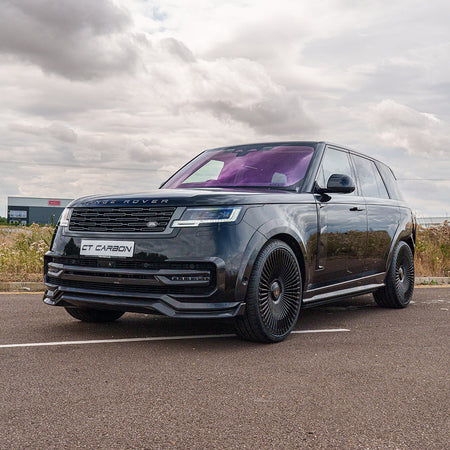 RANGE ROVER L460 2022+ CARBON FIBRE WIDE ARCH EXTENSIONS - CT DESIGN-Arches-CT CARBON-CT Carbon - High-quality carbon fiber and gloss black aerodynamic parts for premium sports and luxury vehicles.