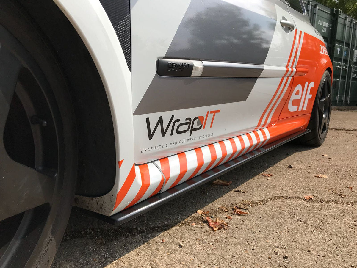 Renault Clio MK3 RS200 - Side Skirt Splitters