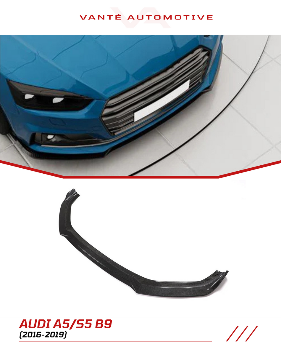 Audi A5 S-Line/S5 B9 Carbon Fibre Front Lip