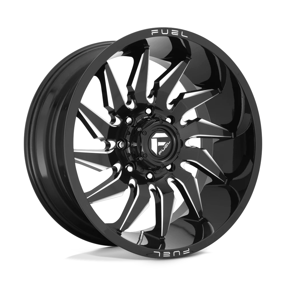 Fuel 1PC D744 SABER 22x10 ET-18 6x139.7 Gloss Black Milled