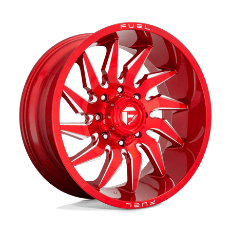 Fuel 1PC D745 SABER 20x10 ET-18 5x150 Candy Red Milled