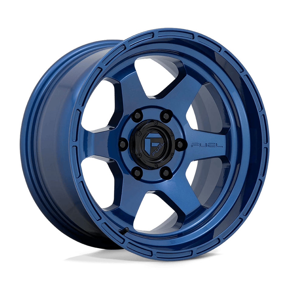 Fuel 1PC D739 SHOK 17x9 ET1 6x114.3 Dark Blue