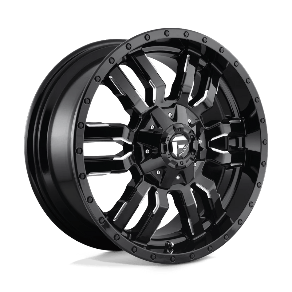 Fuel 1PC D595 SLEDGE 20x9 ET35 5x127 Gloss Black Milled