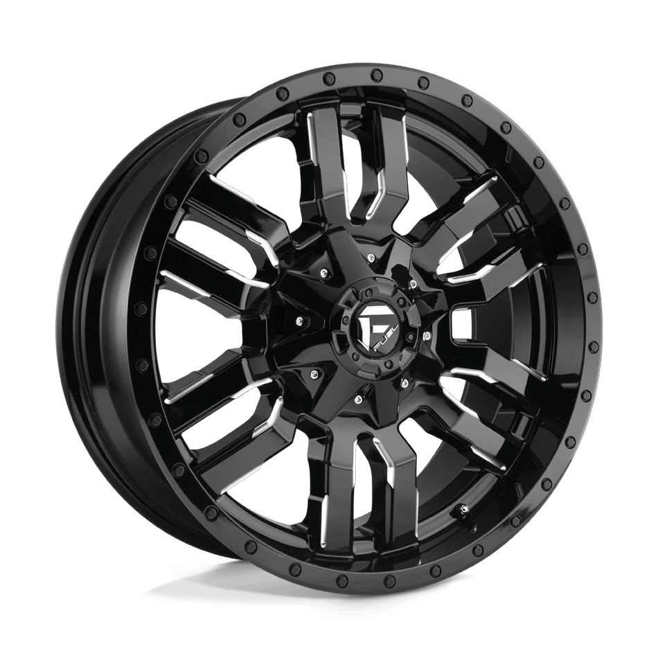 Fuel 1PC D595 SLEDGE 22x12 ET-45 6x135/5.5 Gloss Black Milled
