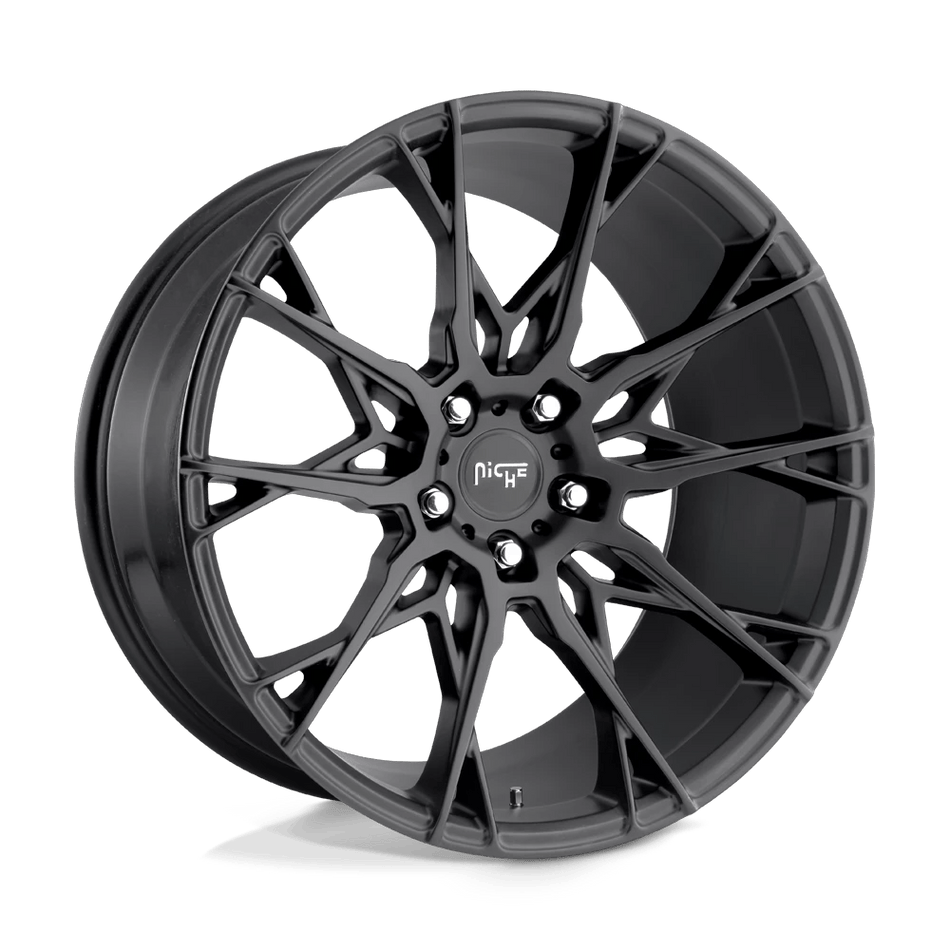 Niche 1PC M183 STACCATO 22x10 ET50 5x130 Matte Black