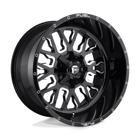 Fuel 1PC D611 STROKE 20x10 ET-18 6x135/5.5 Gloss Black Milled
