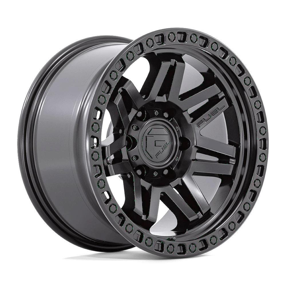 Fuel 1PC D810 SYNDICATE 17x9 ET-12 6x139.7 Blackout