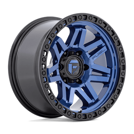 Fuel 1PC D813 SYNDICATE 17x9 ET1 6x139.7 Dark Blue w/ Black Ring