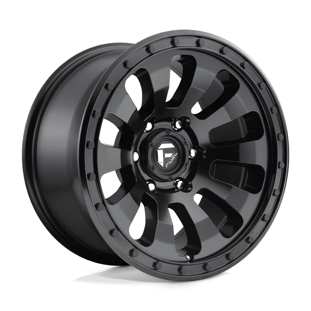 Fuel 1PC D630 TACTIC 17x9 ET-12 6x139.7 Matte Black