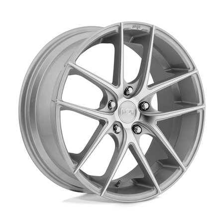 Niche 1PC M131 TARGA 18x9.5 ET40 5x114.3 Gloss Silver Machined
