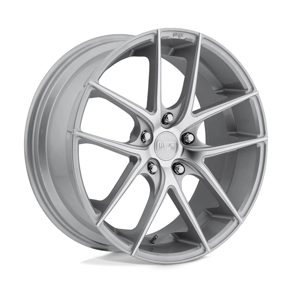 Niche 1PC M131 TARGA 19x8.5 ET15 5x120 Gloss Silver Machined