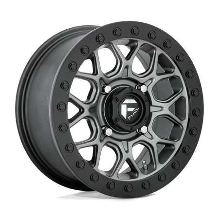 Fuel UTV D919 TECH UTV BEADLOCK 15x7 ET38 4x137 Matte Gunmetal Black Bead Ring