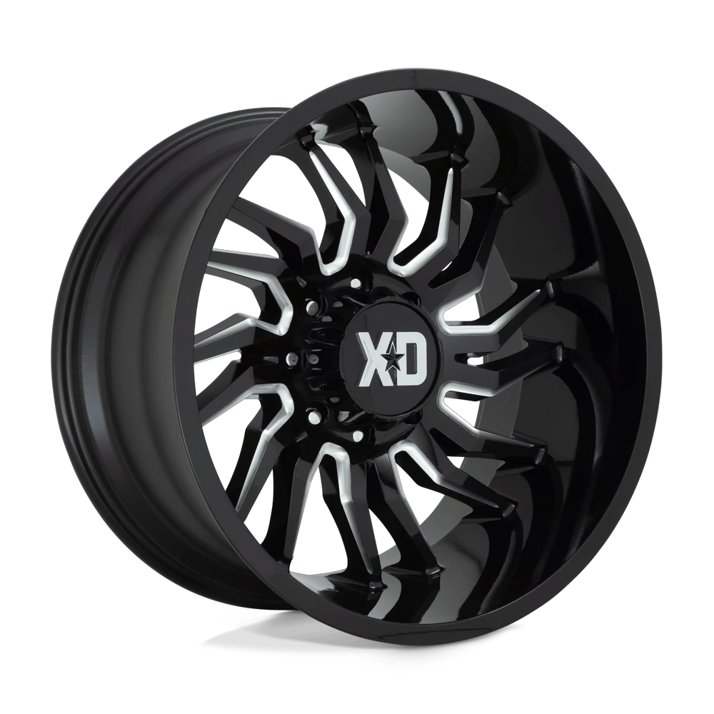 XD XD858 TENSION 22x10 ET-18 5x139.7 Gloss Black Milled