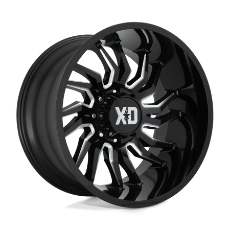 XD XD858 TENSION 22x10 ET-18 5x139.7 Gloss Black Milled