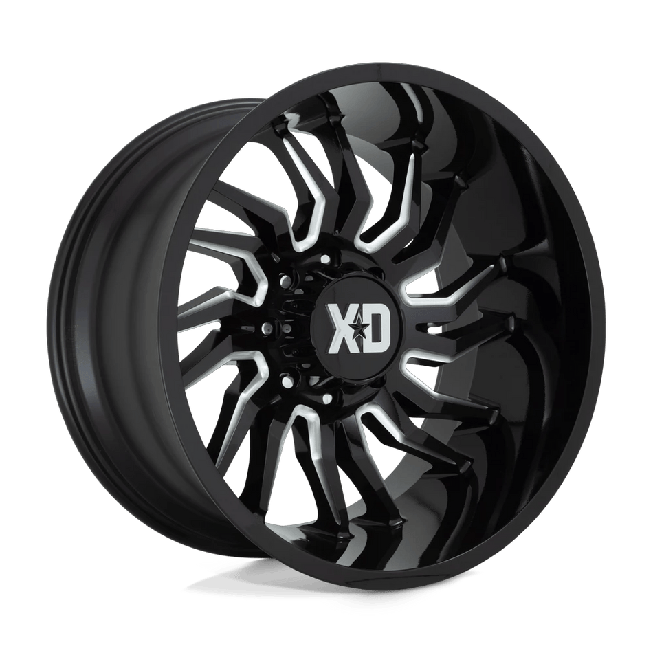 XD XD858 TENSION 22x10 ET-18 5x139.7 Gloss Black Milled