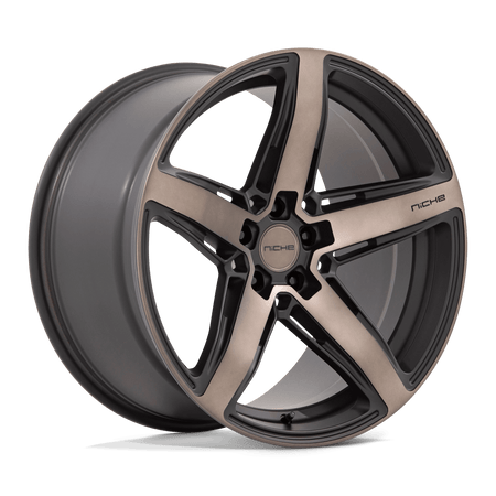 Niche 1PC M271 TERAMO 20x10.5 ET20 5x114.3 Matte Black w/ Double Dark Tint