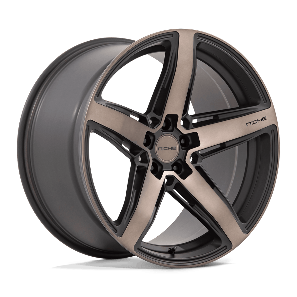 Niche 1PC M271 TERAMO 20x10.5 ET20 5x115 Matte Black w/ Double Dark Tint