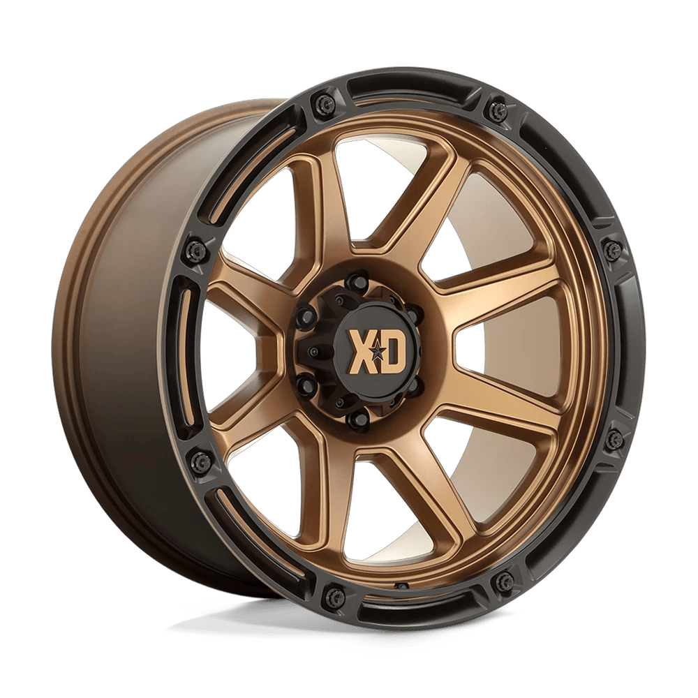 XD XD863 20x9 ET18 8x170 Matte Bronze w/ Black Lip